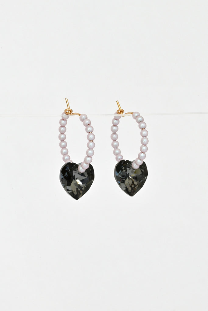 Limited Edition Big Heart Earrings at Abacus Row Handmade Jewelry