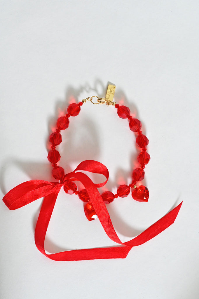 Scarlet Ceremony Bracelet at Abacus Row Handmade Jewelry