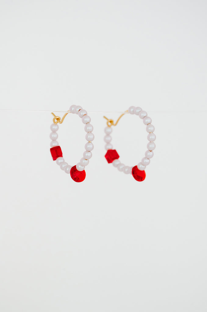 Amour Confetti Earrings at Abacus Row Handmade Jewelry