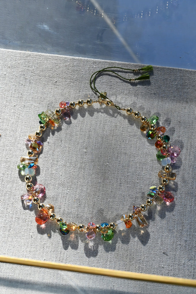 Garden Collection Superbloom Necklace No7 by Abacus Row Handmade Jewelry