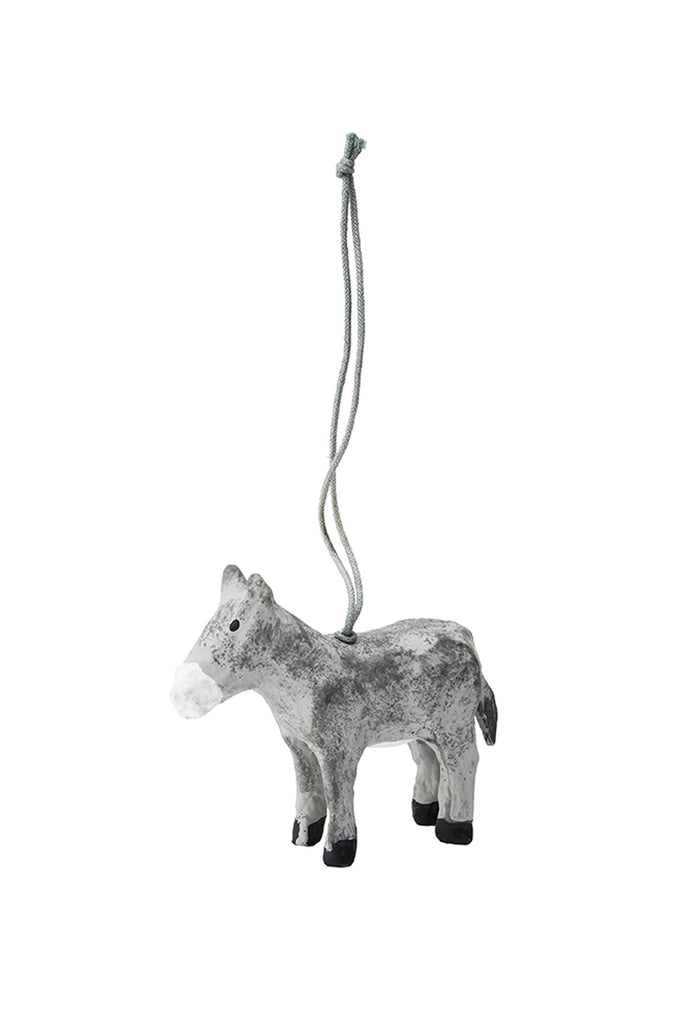 Donkey Ornament by Fog Linen at Abacus Row Handmade Jewelry